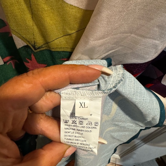 Adorable fun whimsical pattern, spaghetti strap size extra large dress. - Picture 4 of 4